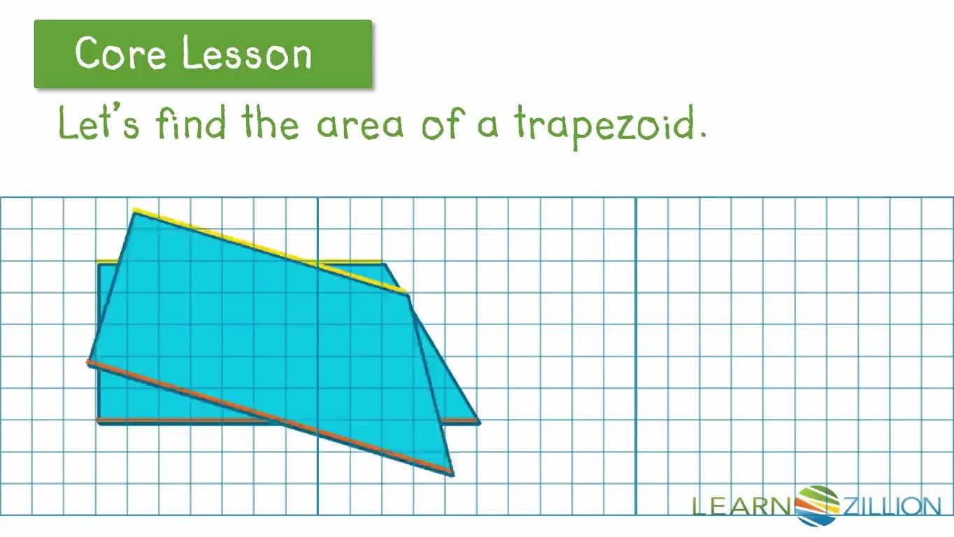 Finding the Area of Trapezoids by Composing a Parallelogram